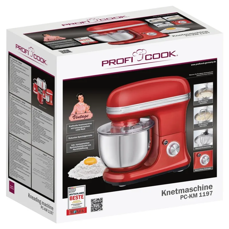 Кухонний комбайн ProfiCook PC-KM 1197 Red